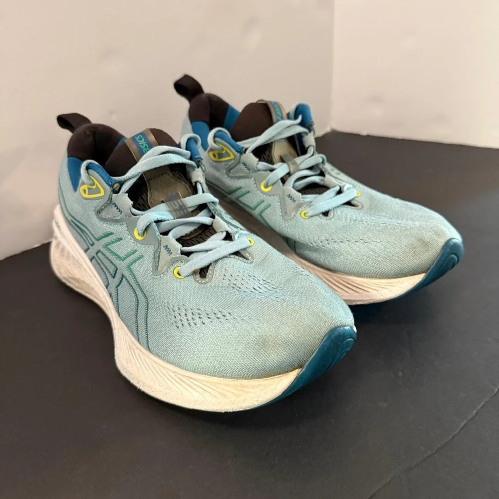 Asics Gel-Nimbus 25 Mens Running Shoes Blue 1011B737 Size 9